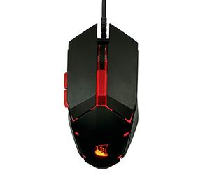 Konix Drakkar Souris Filaire Berserker pour Bureau PC Gaming - 7 Boutons - Connexion USB - Rétroéclairage LED 4 Couleurs