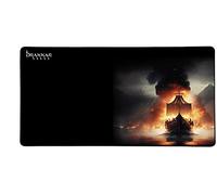 Tapis de souris gaming Konix Drakkar Heidrun XXL 90 x 46 cm antidérapant - NEUF