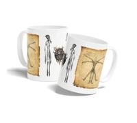 Konix Dungeons & Dragons Mug - Tasse en céramique - 320 ml - Motif Baldur’s Gate - Blanc