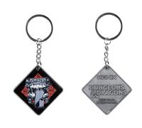 Konix Dungeons & Dragons Porte-clés - Motif Mimic - Noir et rouge