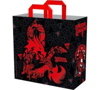 Konix Dungeons & Dragons Sac cabas 40 x 45 x 20 cm - Matière recyclée - Motif Monsters - Noir et rouge