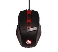 Konix Dungeons & Dragons Souris Gaming Filaire pour PC - 6 Boutons - Câble 1,8 m