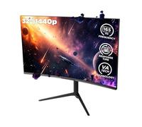 Konix Écran Gaming incurvé Cosmos 32" PC, PS5, Xbox - Résolution 2 560 x 1 440 px - 165 Hz - 1 ms - FreeSync - 2 x HDMI 2.0 - DisplayPort - Dalle VA