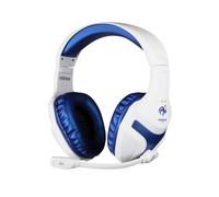 Konix FFF Casque Avec fil Arceau Jouer Bleu, Blanc