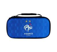 Konix FFF Housse de Protection et Transport pour Consoles Nintendo Switch, Switch Lite et Switch OLED - Rangement 8 Jeux - Bleu