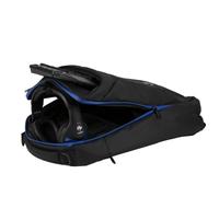 Konix FFF Sac à dos de protection et transport pour PC gaming portable 17" - 30 x 18 x 57 cm - Volume 27 l - Noir et bleu