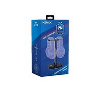 Konix Interactive Porte-casque gaming FFF – Double-support – Rétroéclairage arc-en-ciel – Noir/Bleu