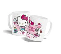 Konix Hello Kitty Mug - Tasse en céramique - 320 ml - Motif My Style - Blanc