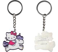Konix Hello Kitty Porte-clés - 4 x 4 cm - Métal - Motif licorne