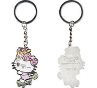 Konix Hello Kitty Porte-clés - 4 x 4 cm - Métal - Motif skateboard