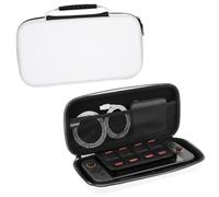 Konix Housse de protection et transport Carry Bag console Nintendo Switch 2 - Filet rangement accessoires - 8 compartiments jeux - Blanc