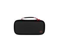 Konix Housse de Protection et Transport Console Nintendo Switch, Switch OLED et Switch 2 - Filet Rangement Accessoires - 8 Compartiments Jeux - Noir