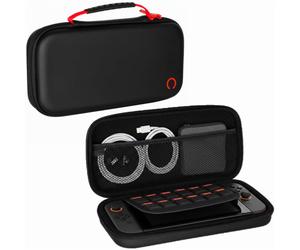 Konix Housse de protection et transport Carry Bag console Nintendo Switch 2 - Filet rangement accessoires - 8 compartiments jeux - Noir