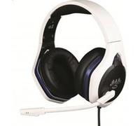 Konix Mythics Casque Gaming Filaire Hyperion pour PS5 - Haut-parleurs 50 mm - Microphone - Câble 1,5 m - Prise Jack 3,5 mm - Blanc et Noir