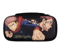 Konix Jujutsu Kaisen Housse de Protection et Transport pour Consoles Nintendo Switch, Switch Lite et Switch OLED - Rangement 8 Jeux - Noir