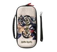 Konix Jujutsu Kaisen Housse de Protection et Transport pour Consoles Nintendo Switch, Switch Lite et Switch OLED - Rangement 8 Jeux - Beige