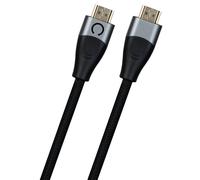 Câble HDMI 2.1 - KONIX - Nintendo Switch 2 - Compatibilité 4K et 8K - Nylon tressé - Longueur 1,8 m - Noir