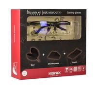 KONIX Lunettes Pro Gamer Drakkar Sølarstenn - Protection lumière Bleue