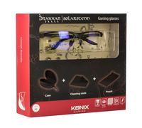 Konix Lunettes Pro Gamer Drakkar Sølarstenn - Protection Lumière Bleue