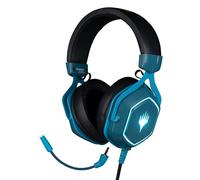 Konix Magic The Gathering Casque Gaming Filaire pour PC - Haut-parleurs 50 mm - Microphone Amovible - Câble USB 2 m - Rétroéclairage - Bleu