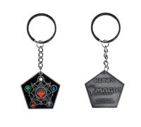Konix Magic The Gathering Porte-clés - Motif 5 couleurs - Noir