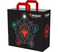 Konix Magic The Gathering Sac cabas 40 x 45 x 20 cm - Matière recyclée - Motif 5 couleurs - Noir