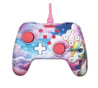 Konix Interactive Manette filaire LICORNE pour Switch, Switch OLED, Switch 2 et PC Windows – Rose