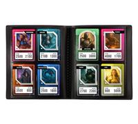 Konix Mini classeur 160 cartes à collectionner - 4 pochettes 63 x 88 mm par page - Compatible Magic The Gathering, Pokémon, Yu-Gi-Oh! - Noir