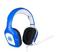 Konix My Hero Academia Casque Gaming Filaire PS4, PS5, Switch, Xbox One et Series X|S - Microphone - Câble 1,5 m - Prise Jack 3,5 mm - Blanc et Bleu