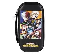 Konix My Hero Academia Housse de Protection et Transport pour Consoles Nintendo Switch, Switch Lite et Switch OLED - Rangement 8 Jeux - Noir