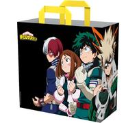 Konix My Hero Academia Sac cabas - Taille M 40 x 45 x 20 cm - Matière recy Motif Team - Noir