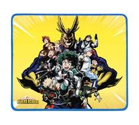 Konix My Hero Academia Tapis de Souris Gaming 32 x 27 cm - Base antidérapante - Surface en Silicone 3D - Jaune