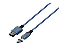 Konix – Câble magnétique Mythics 3m A→C pour manette Xbox Series X|S Chargement grande vitesse Bleu