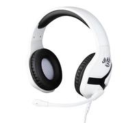 Konix Mythics Casque Gaming Filaire Nemesis pour PS5 - Microphone 45° - Câble 1,5 m - Prise Jack 3,5 mm - Blanc et Noir