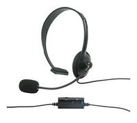 Konix Mythics Casque Gaming monoraural Filaire M-100 pour Xbox One - Microphone Anti-Bruit - Télécommande Incluse - Noir