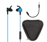 Konix Mythics Casque oreillette Gaming Filaire PS-1450 pour PS4 - Microphone Amovible - Câble 1,2 m - Noir et Bleu