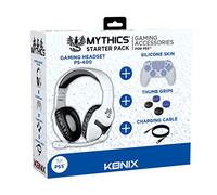 Konix Mythics Pack d'accessoires gaming pour PS5 - Casque Câble de recharge de manette Coque de protection Appuie-pouces