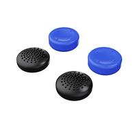 Konix Mythics Pack de 4 appuie-Pouces antidérapants pour joysticks manettes DualSense PS5 - Silicone - Noir et Bleu