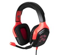 Konix Naruto Akatsuki Casque de jeu multiplateforme Noir/Rouge