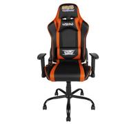 Konix Naruto Shippuden Chaise de Bureau Gaming Premium - Inclinaison siège 150° - Cuir PVC - Coussin lombaires et cervicaux - Motif Naruto Hokage