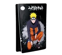 Konix Naruto Shippuden Façade de Protection pour Console PS5 - Silicone - Antichoc - Anti-Rayures - Motif Naruto - Noir