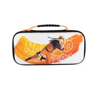 Konix Naruto Shippuden Housse de Protection et Transport Console Nintendo Switch 2 - Rangement Accessoires et 8 Jeux - Motif Naruto - Blanc