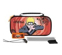 Konix Naruto Shippuden Pack d'accessoires Gaming Starter Kit Jutsu Nintendo Switch et Switch OLED - Housse - Boîtier - Écran de Protection - Écouteurs