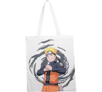 Konix Sac tote Naruto Shippuden à longues poignées – 38 x 42 cm – 100% polyester – Blanc