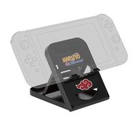 Konix Naruto Shippuden Support Stand pour Nintendo Switch, Switch 2, Smartphones et tablettes - Position réglable - Motif Akatsuki - Noir et Rouge