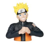 Konix Tirelire Naruto - PVC 24 x 16 x 23 cm - Motif buste Naruto - Noir