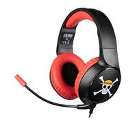 Konix One Piece Casque Gaming Filaire PC, PS4, PS5, Switch, Xbox One et Series X|S - Microphone - Câble 1,5 m - Prise Jack 3,5 mm - Motif Luffy