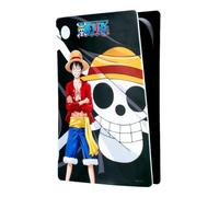 Konix One Piece Façade de Protection pour Console PS5 - Silicone - Antichoc - Anti-Rayures - Motif Luffy - Noir
