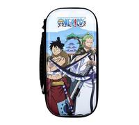 Konix One Piece Housse de Protection et Transport pour Nintendo Switch, Switch Lite et Switch OLED - Rangement 8 Jeux - Motif Wano Luffy et Zoro
