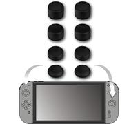 Konix Interactive Appuie-pouces Pack de 8 pour Joy-Con Nintendo Switch 2 - Hauteur ajustable - Noir